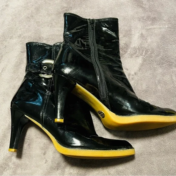 Stuart Weitzman Patent Leather Ankle Boots - Picture 2 of 13
